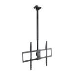 40203-TOOQ SOPORTE TECHO PANT. 50-100" GIRA/INCLI/EXTEN NEGRO