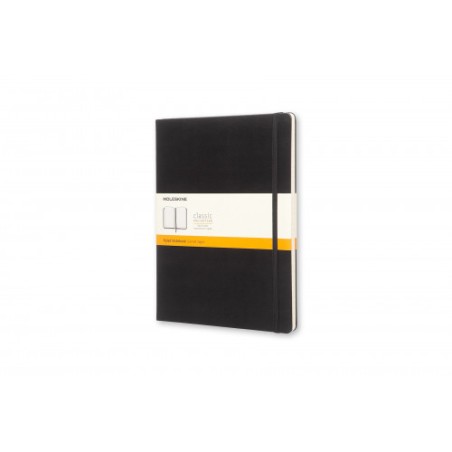 4023-LIBRETA CLASICA TAPA DURA NEGRA XL (19X25CM) RAYAS MOLESKINE QP090
