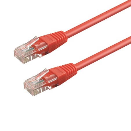 40261-WP WPC-PAT-6U020R cable de red Rojo 2 m Cat6 U/UTP (UTP)