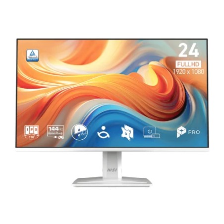40368-MSI MONITOR PRO MP243W E14. 23.8" IPS FLAT. 1920x1080. 144HZ. BLANCO