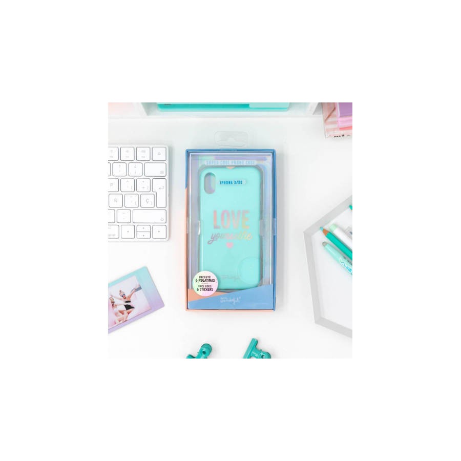 4053-CARCASA IPHONE X/XS THE POWERFUL COLLECTION-LOVE YOURSELFIE MR. WONDERFUL WOA09593EN