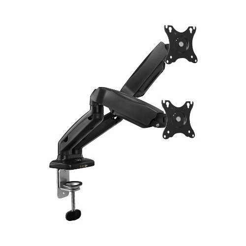 4070-EWENT SOPORTE DE ESCRITORIO CON RESORTE DE GAS PARA 2 MONITORES  HASTA 34" CARGA MAXIMA 9KG. VESA