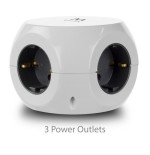 4075-Ewent EW3939 base multiple 1,5 m 3 salidas AC Interior Blanco