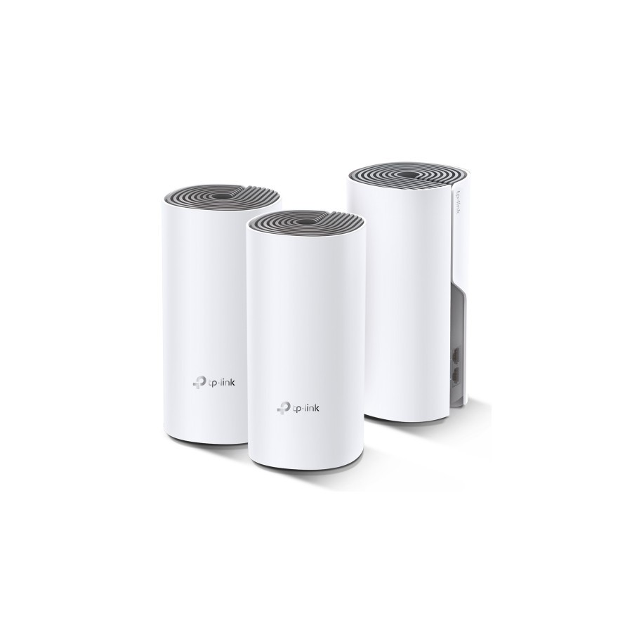 4080-TP-LINK Deco E4 (3-pack) Doble banda (2,4 GHz / 5 GHz) Wi-Fi 5 (802.11ac) Blanco, Gris 2 Interno