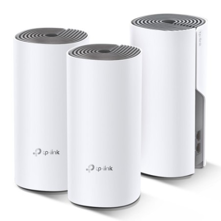 4080-TP-LINK Deco E4 (3-pack) Doble banda (2,4 GHz / 5 GHz) Wi-Fi 5 (802.11ac) Blanco, Gris 2 Interno