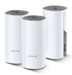 4080-TP-LINK Deco E4 (3-pack) Doble banda (2,4 GHz / 5 GHz) Wi-Fi 5 (802.11ac) Blanco, Gris 2 Interno