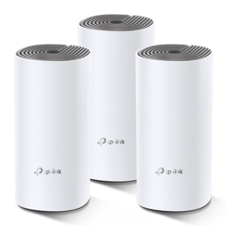 4081-TP-LINK Deco E4 (3-pack) Doble banda (2,4 GHz / 5 GHz) Wi-Fi 5 (802.11ac) Blanco, Gris 2 Interno