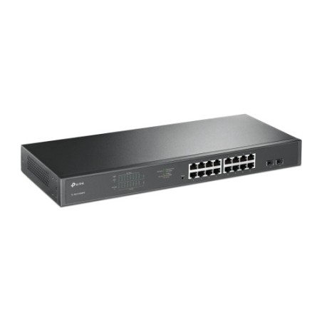4091-TP-LINK TL-SG1218MPE Gestionado Gigabit Ethernet (10/100/1000) Energia sobre Ethernet (PoE) Negro