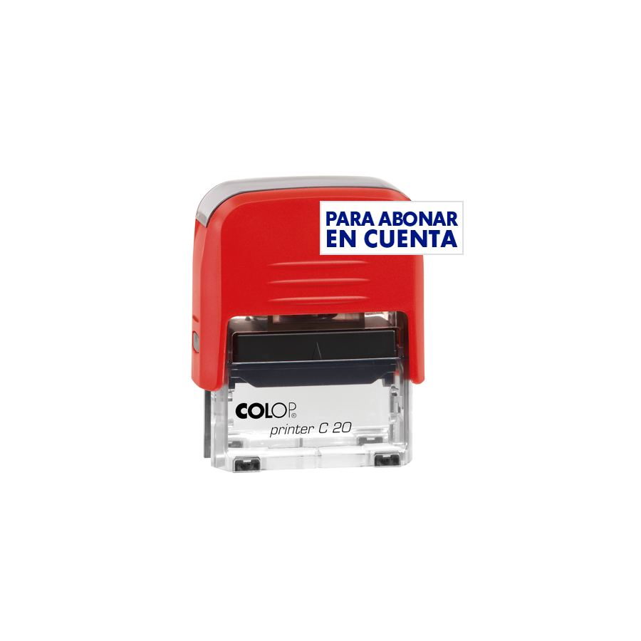 4136-SELLO DE ENTINAJE PRINTER FORMULA PARA ABONAR EN CUENTA COLOP 141686