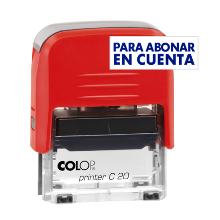 4136-SELLO DE ENTINAJE PRINTER FORMULA PARA ABONAR EN CUENTA COLOP 141686