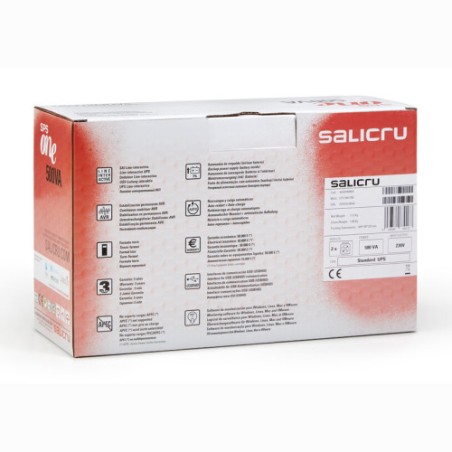 4163-SAI SALICRU ONE 700, 700VA TECH. LINE-INTERACTIVE CON AVR+SOFT/CONEXION USB (SPS.700.ONE)