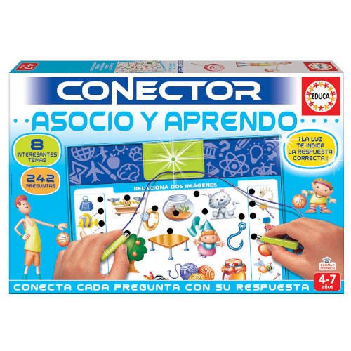 4172-JUEGO CONECTOR ASOCIO Y APRENDO DE 4-7 ANOS EDUCA BORRAS