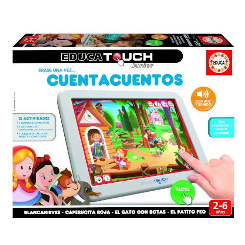 4175-JUEGO EDUCA TOUCH JUNIOR ERASE UNA VEZ... CUENTACUENTOS DE 2-6 ANOS EDUCA BORRAS