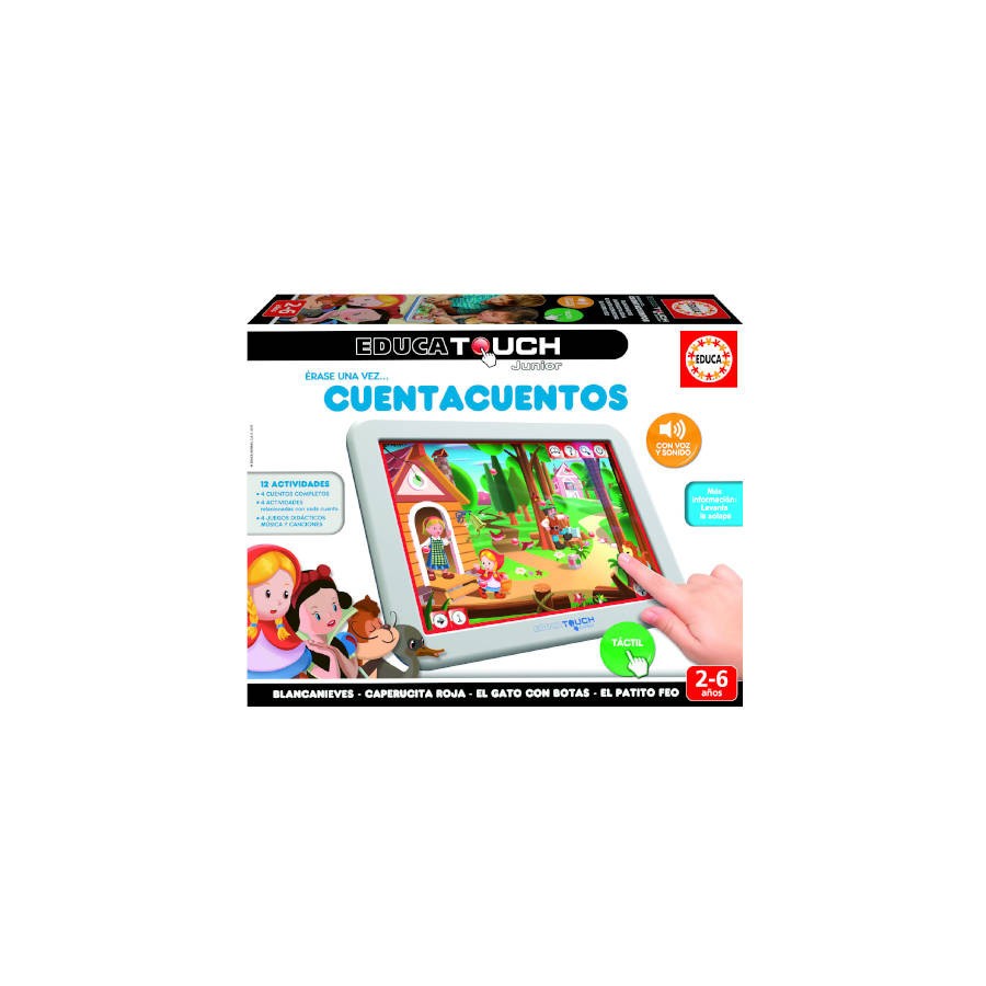 4175-JUEGO EDUCA TOUCH JUNIOR ERASE UNA VEZ... CUENTACUENTOS DE 2-6 ANOS EDUCA BORRAS