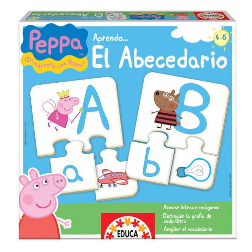 4177-JUEGO APRENDO EL ABECEDARIO PEPPA PIG DE 4-5 ANOS EDUCA BORRAS 15652