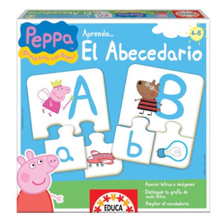 4177-JUEGO APRENDO EL ABECEDARIO PEPPA PIG DE 4-5 ANOS EDUCA BORRAS 15652