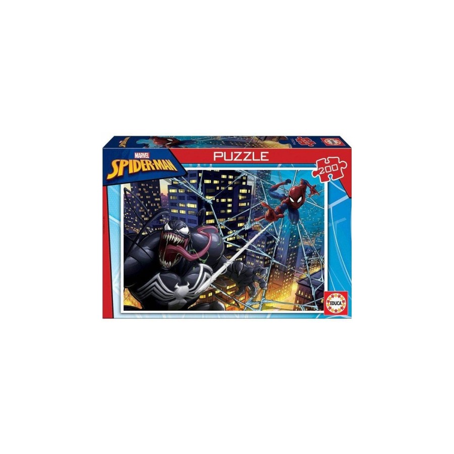 4207-PUZZLE 200 SPIDER-MAN DE 6-8 ANOS EDUCA BORRAS 18100