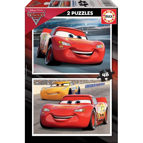 4208-PUZZLE INFANTIL 2X48 CARS 3 DE 4-6 ANOS EDUCA BORRAS 17177