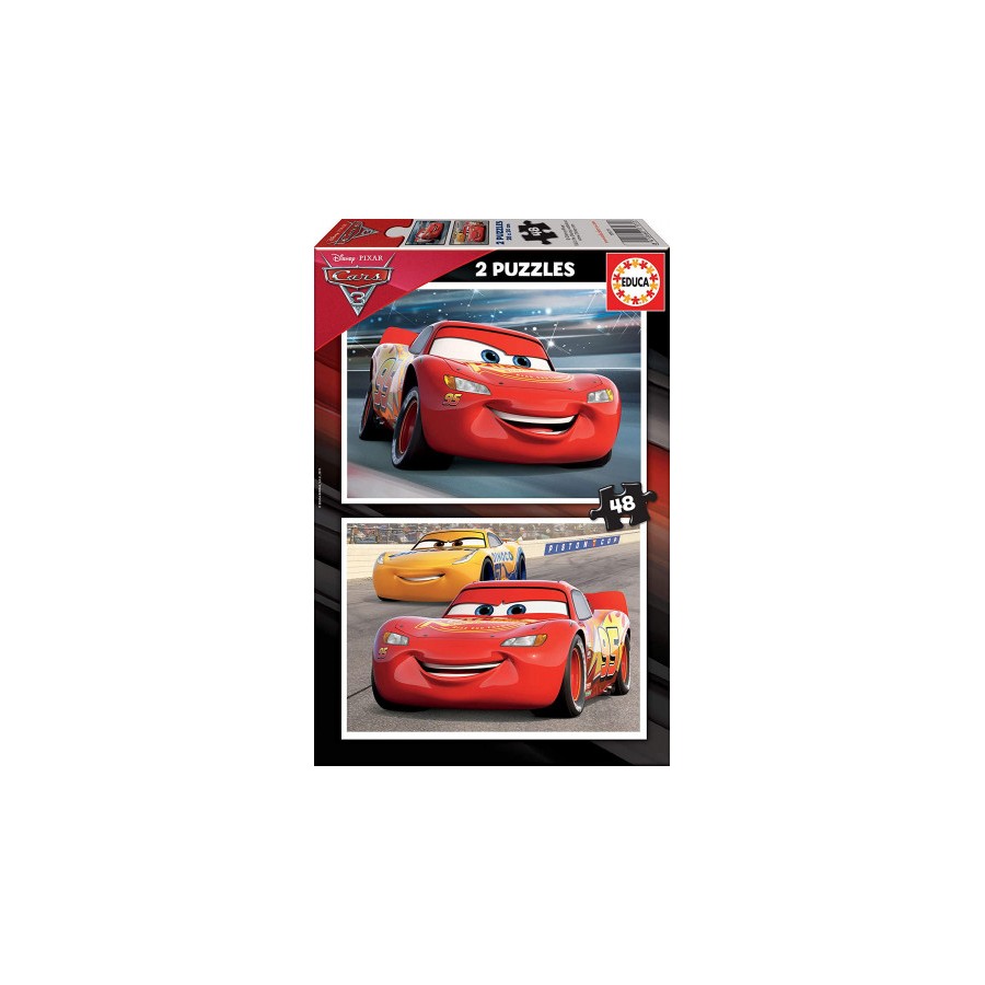 4208-PUZZLE INFANTIL 2X48 CARS 3 DE 4-6 ANOS EDUCA BORRAS 17177