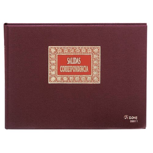 4213-LIBRO DE REGISTROS SALIDA CORRESPONDENCIA FOLIO APAISADO 100 HOJAS DOHE 09911
