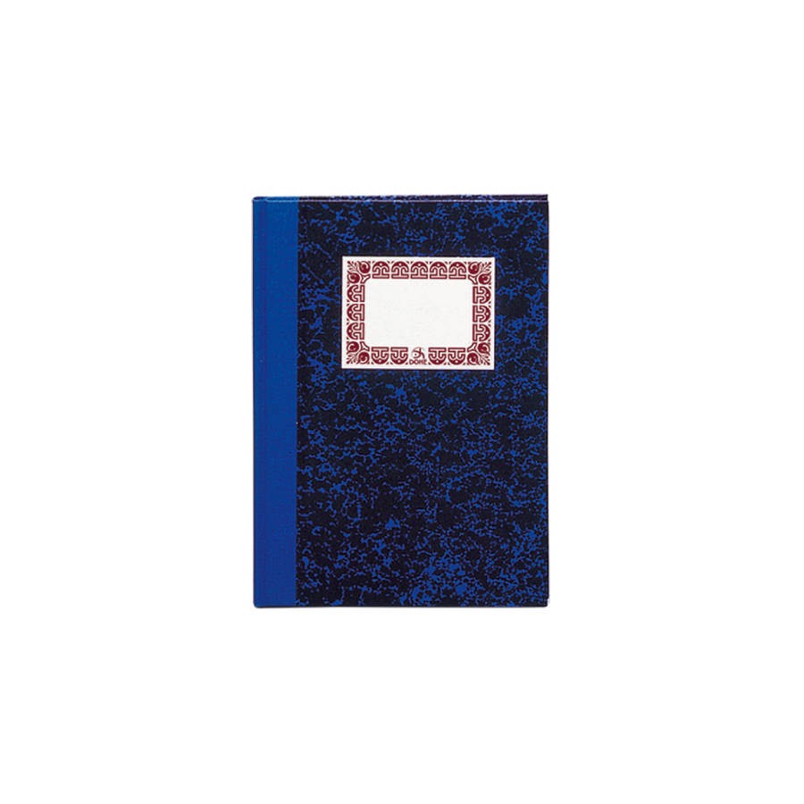 4216-CUADERNO CARTONE CONTABILIDAD RAYADO HORIZONTAL AZUL FOLIO NATURAL 100 HOJAS DOHE 09950
