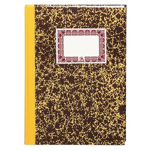 4218-CUADERNO CARTONE CONTABILIDAD CUENTAS CORRIENTES AMARILLO FOLIO NATURAL 100 HOJAS NUMERADAS DOHE 09952