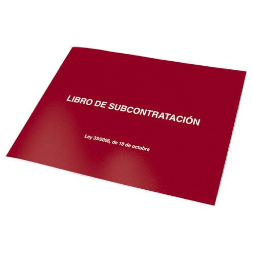 4224-LIBRO DE SUBCONTRATACION CASTELLANO A4 APAISADO 10 HOJAS NUMERADAS DOHE 10011