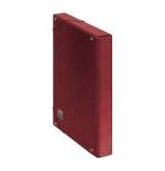 4229-CAJAS DE PROYECTOS CARTON FORRADO LOMO DE 3 CM ROJO 245X350X30 DOHE 09721