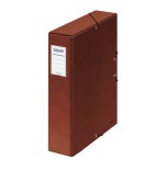 4246-CAJAS DE PROYECTOS CARTON FORRADO LOMO DE 7 CM CUERO CON ETIQUETA 245X350X70 DOHE 09573