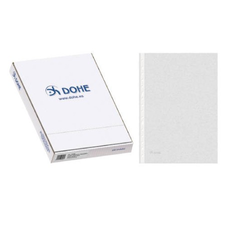 4255-CAJA 100 FUNDAS MULTITALADRO BASIC FOLIO 235X330 DOHE 90490