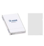 4261-CAJA 100 DOSSIERES UNERO BASIC CRISTAL FOLIO 225X330 100 U DOHE 90590