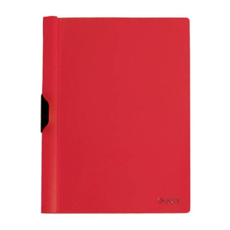 4263-DOSSIERES CLIP ROJO A4 230X310 DOHE 90415