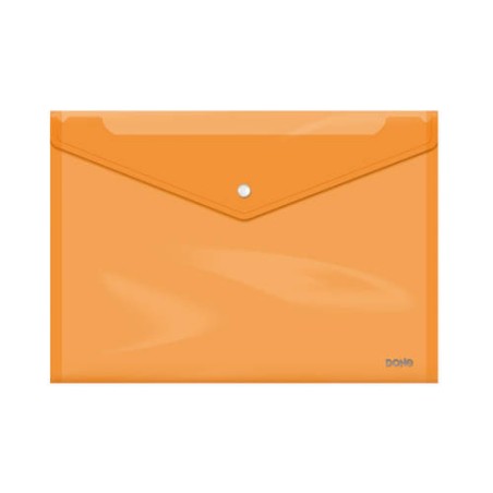 4269-SOBRES POLIPROPILENO BROCHE NARANJA FOLIO APAISADO 335X235 DOHE 91478