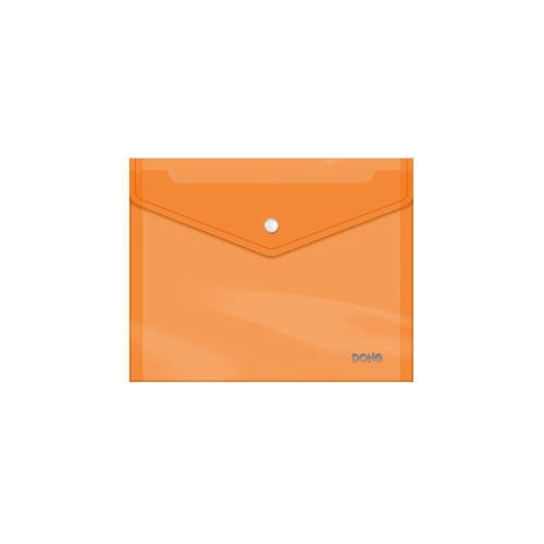 4276-SOBRES POLIPROPILENO BROCHE NARANJA A5 APAISADO 225X170 DOHE 91485