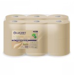 4300-PAQUETE 12 ROLLOS HIGIENICO INDUSTRIAL ECONATURAL L-ONE MINI LUCART CE658
