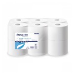 4301-PAQUETE 12 ROLLOS HIGIENICO INDUSTRIAL STRONG L-ONE MINI LUCART CE659