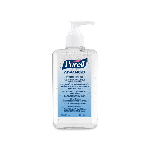 4323-BOTE DE 300 ML. GEL HIDROALCOHOLICO ADVANCE C/ BOMBA PURELL JA077