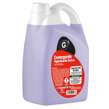 4324-DETERGENTE HIGIENIZANTE BANOS 5 LITROS G3 LI192