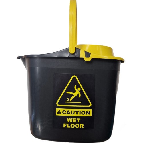 4337-CUBO+ESCURRIDOR ASA PLASTICO OVALADO 15 LITROS MARINO CB005