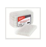 4352-PAQUETE DE 5 ESTROPAJOS FIBRA BLANCA BANO ULTRA QALITA AB138