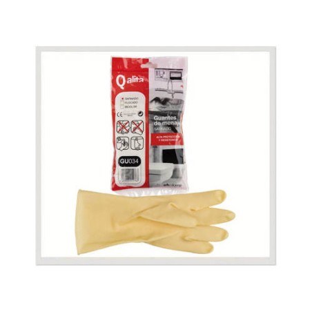 4353-PAQUETE DE 12 PARES GUANTES SATINADO TALLA P QALITA GU032