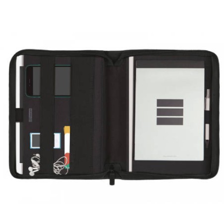 4359-CARPETA CONGRESO PORTADOCUMENTOS CREMALLERA SERIE 00 A5 NEGRO J955 FINOCAM 5095260