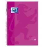 4436-CUADERNO EUROPEANBOOK 1 TAPA EXTRADURA A4+ 80 HOJAS 5X5 COLOR FUCSIA OXFORD 100430270