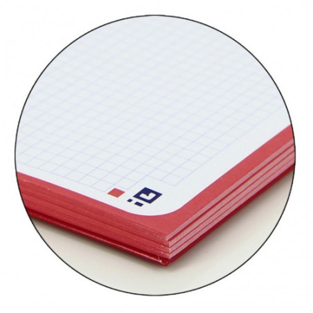 4447-CUADERNO EUROPEANBOOK 1 TAPA EXTRADURA A4+ 80 HOJAS 5X5 COLOR ROJO OXFORD 100430198