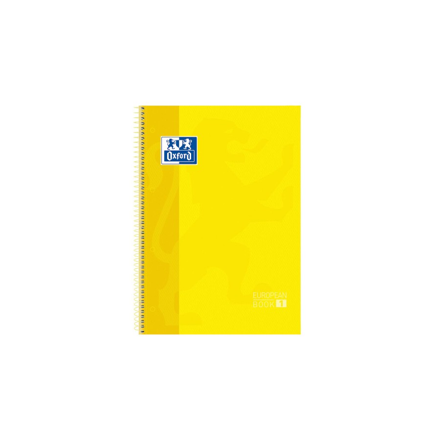 4448-Oxford Europeanbook 1 cuaderno y block A4 80 hojas Amarillo