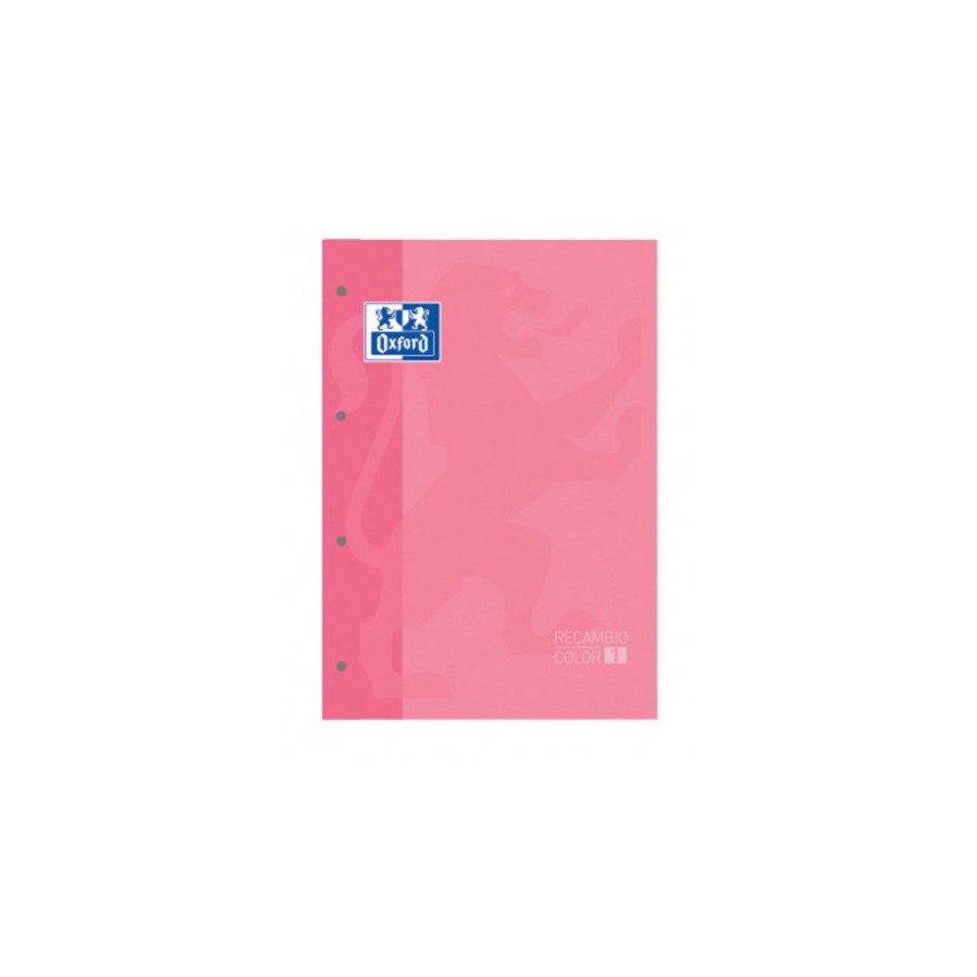 4467-BLOC ENCOLADO COLOR 1 TAPA BLANDA A4+ 80 HOJAS 5X5 COLOR ROSA CHICLE  OXFORD 400123681