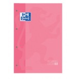 4467-BLOC ENCOLADO COLOR 1 TAPA BLANDA A4+ 80 HOJAS 5X5 COLOR ROSA CHICLE  OXFORD 400123681