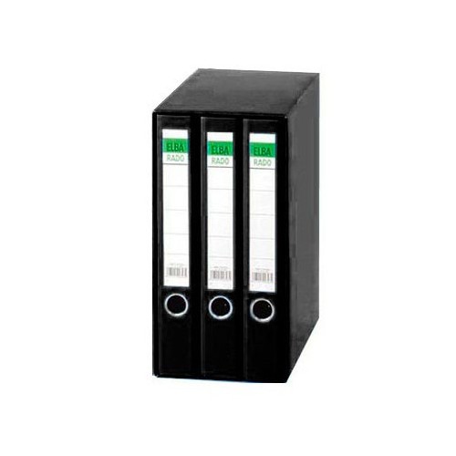 4506-Elba Modulos Rado Top carpeta de carton A4 Negro