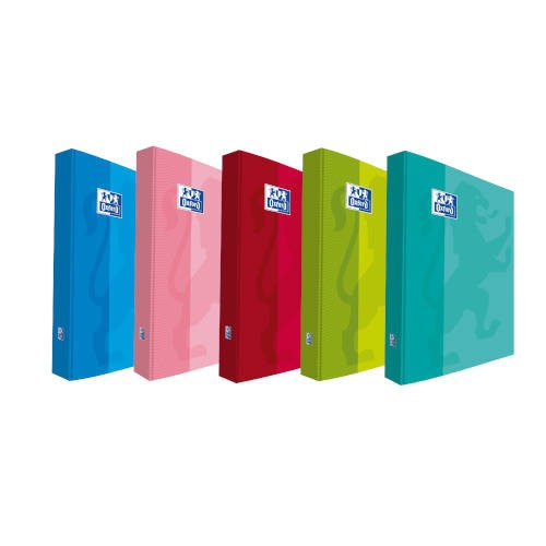 4513-CARPETA DE ANILLAS 4X25 TAPA EXTRADURA A4+ COLORES SURTIDOS SCHOOL OXFORD 400106671