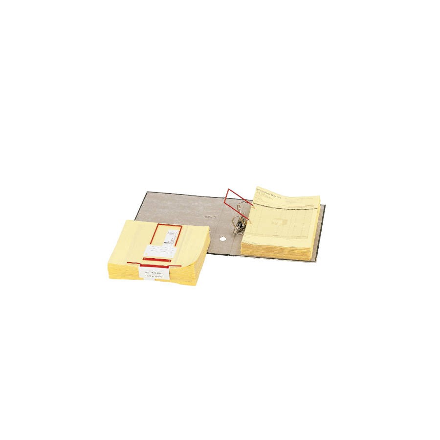 4526-CAJA 100 ENCUADERNADORES DE CLIP 12X8,5 ROJO ELBA 100580277